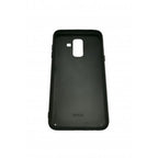 Husă Samsung Galaxy A6 Plus, cu spate din sticlă în degrade, albastru