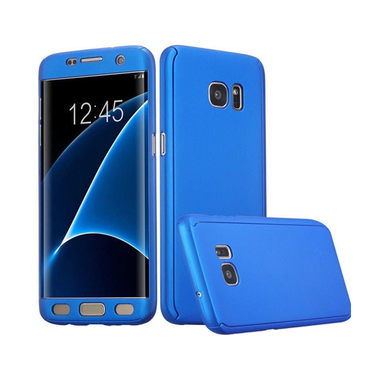 Husă Samsung Galaxy A7 2017, 360°, albastru