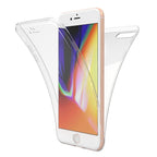 Husă Samsung Galaxy A7 2017, 360°, din TPU transparent, transparent