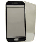 Husă Samsung Galaxy A7 2017, 360°, din TPU transparent, transparent cu margini negre