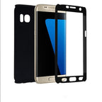 Husă Samsung Galaxy A7 2017, 360°, negru