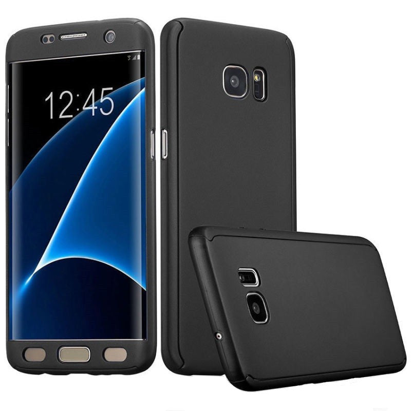 Husă Samsung Galaxy A7 2017, 360°, negru