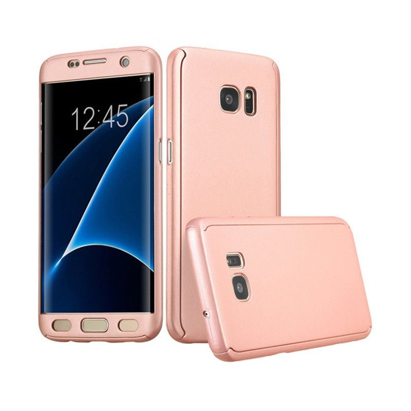 Husă Samsung Galaxy A7 2017, 360°, roz