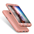 Husă Samsung Galaxy A7 2017, 360°, roz