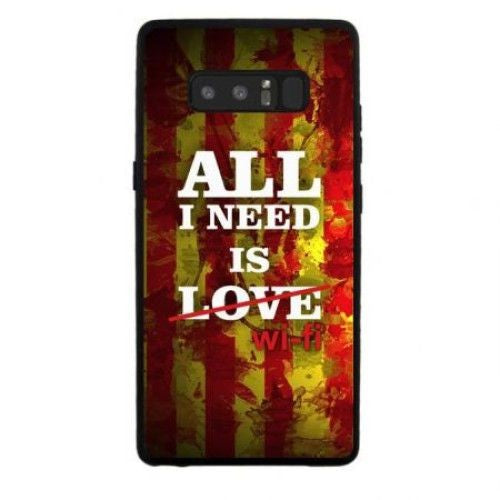 Husă Samsung Galaxy A7 2017, cu imprimeu și mesaj, mesaj love