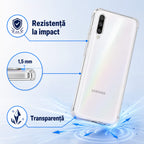 Husă Samsung Galaxy A70, antișoc, transparent