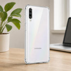 Husă Samsung Galaxy A70, antișoc, transparent