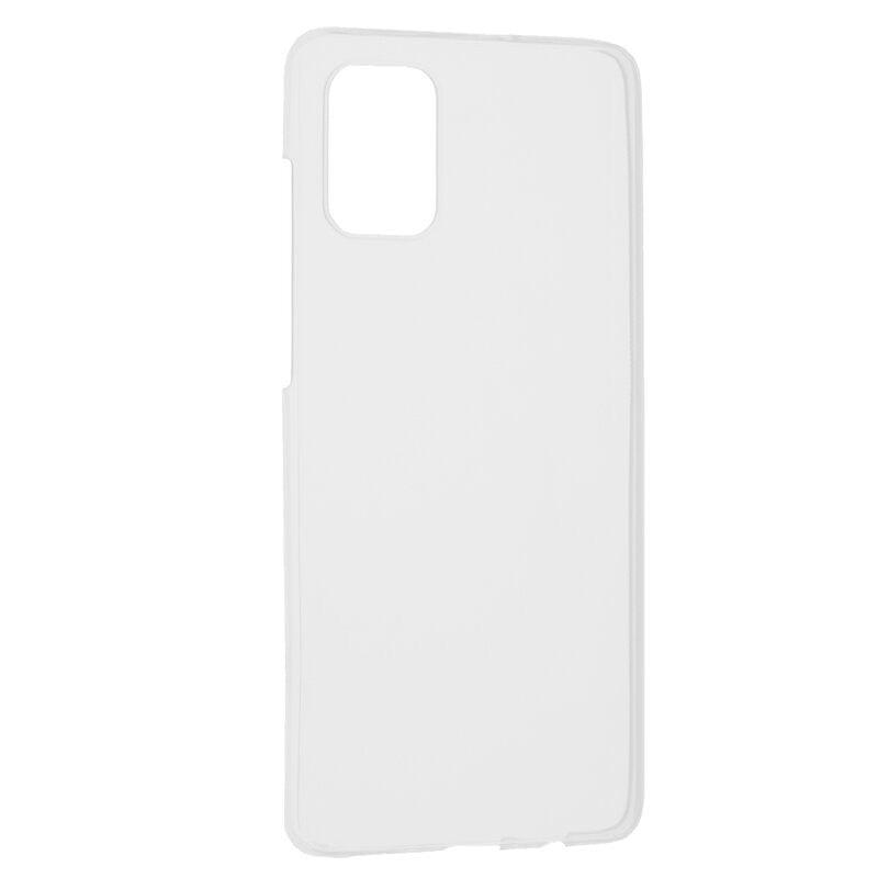 Husă Samsung Galaxy A71, 360°, din TPU transparent, transparent