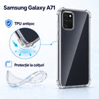 Husă Samsung Galaxy A71, antișoc, transparent
