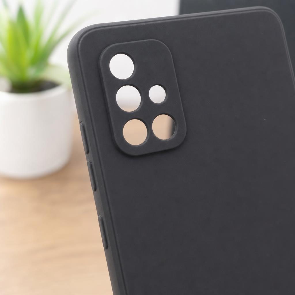 Husă Samsung Galaxy A71, mată, negru