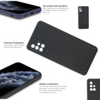 Husă Samsung Galaxy A71, mată, negru