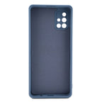 Husă Samsung Galaxy A71, silicon cu inel, albastru deschis