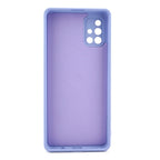 Husă Samsung Galaxy A71, silicon cu inel, mov