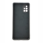 Husă Samsung Galaxy A71, silicon cu inel, negru