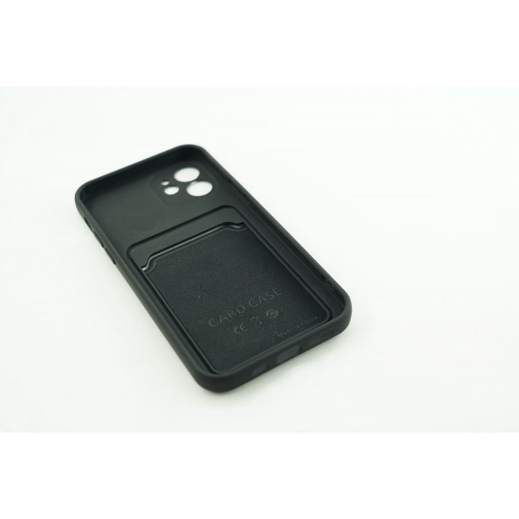 Husă Samsung Galaxy A72 / A72 5G, cu buzunar pentru card, negru