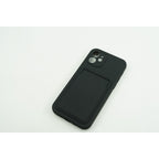 Husă Samsung Galaxy A72 / A72 5G, cu buzunar pentru card, negru