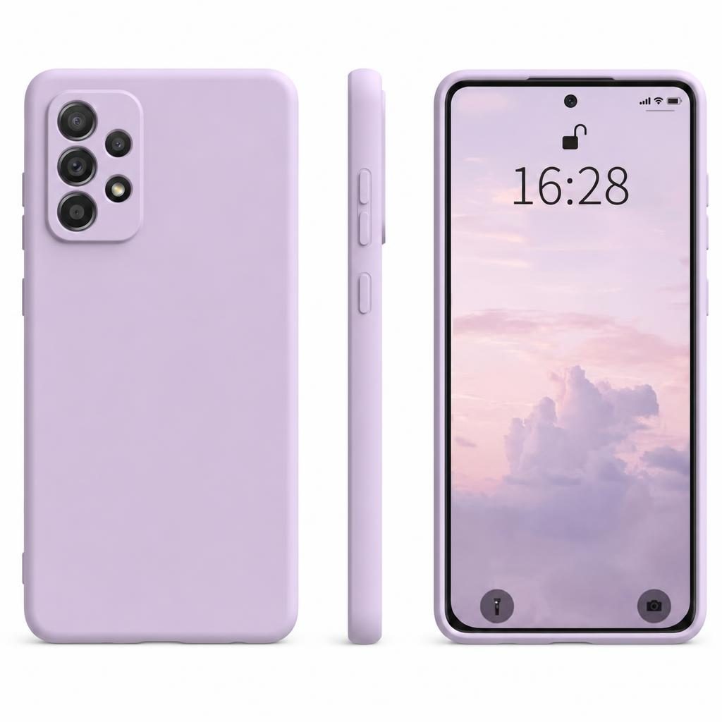 Husă Samsung Galaxy A72 / A72 5G, silicon, mov