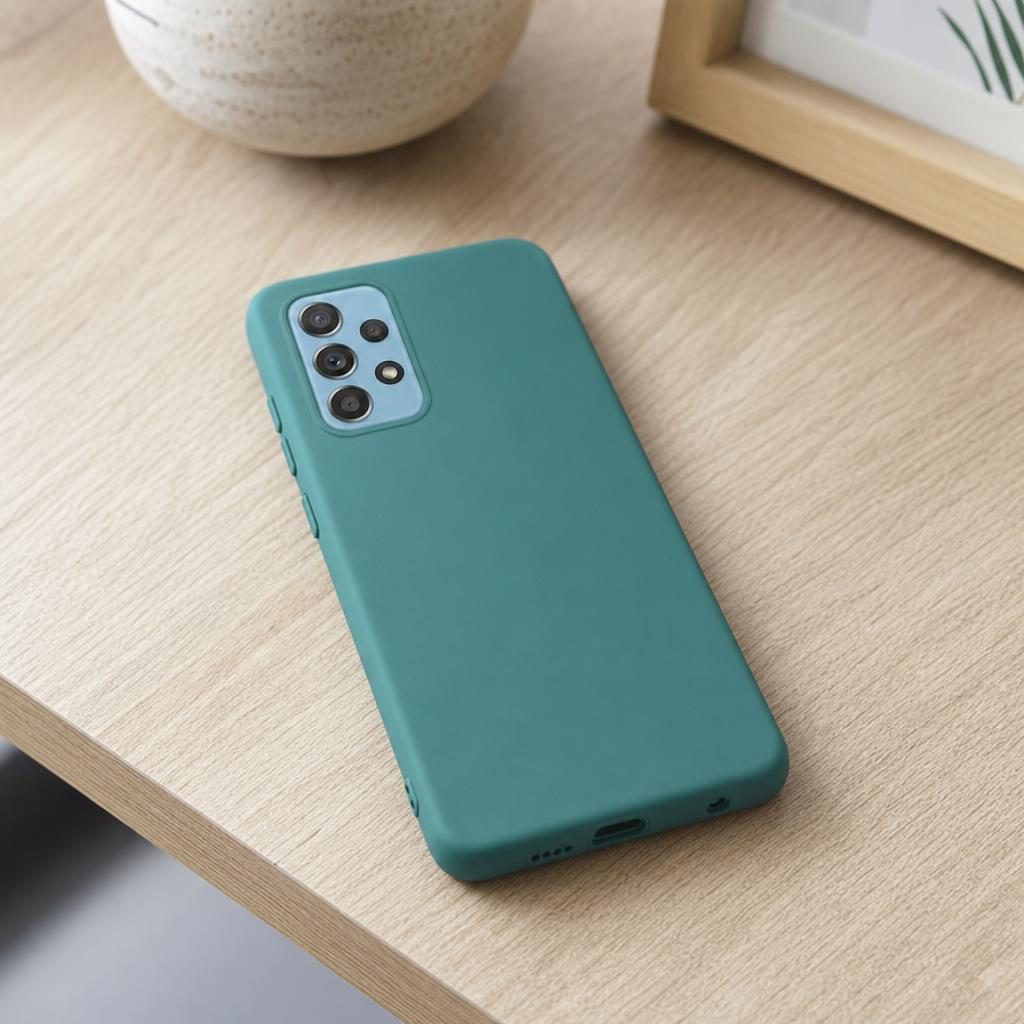 Husă Samsung Galaxy A72 / A72 5G, silicon, verde