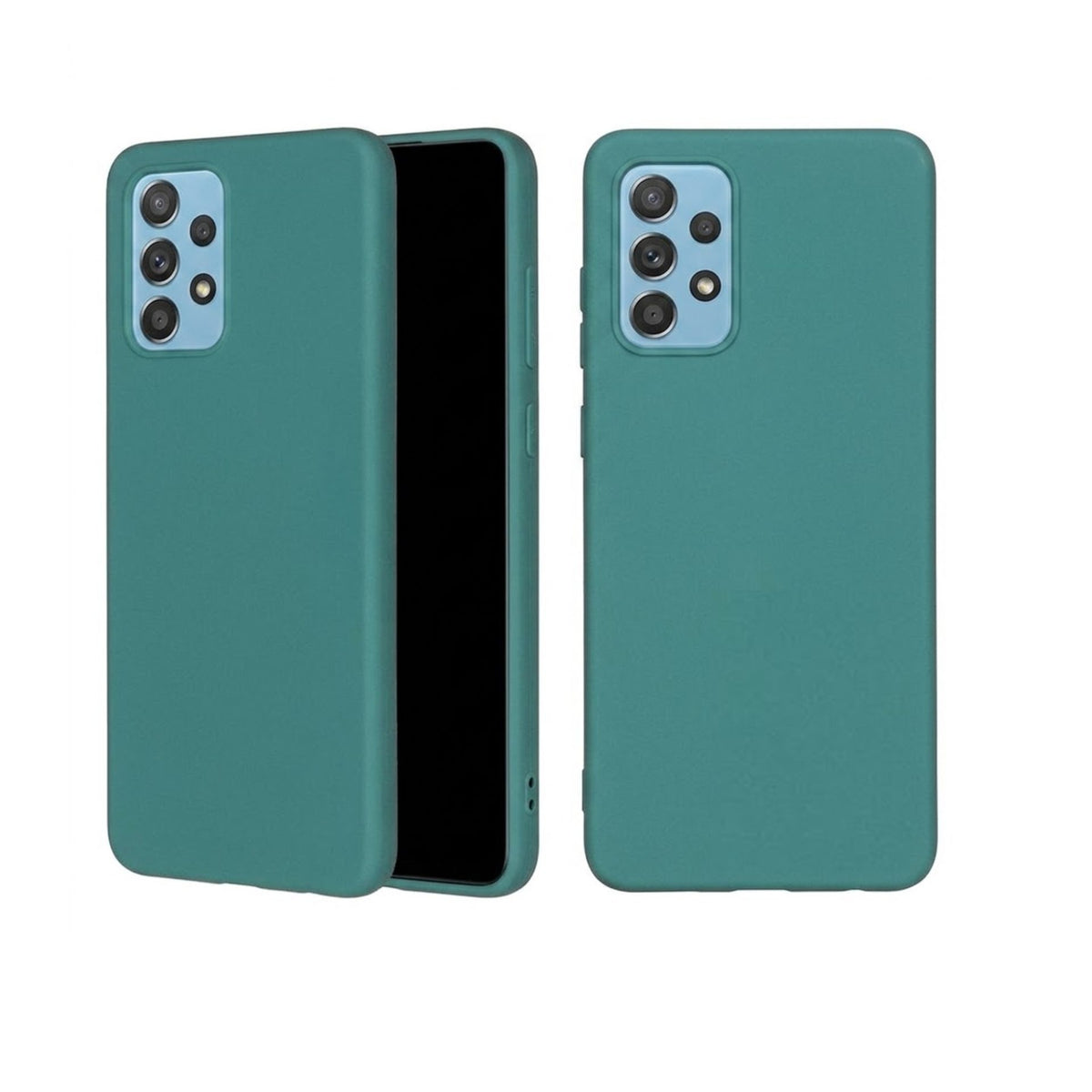Husă Samsung Galaxy A72 / A72 5G, silicon, verde