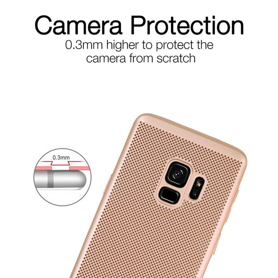 Husă Samsung Galaxy A8 2018, spate rigid, auriu