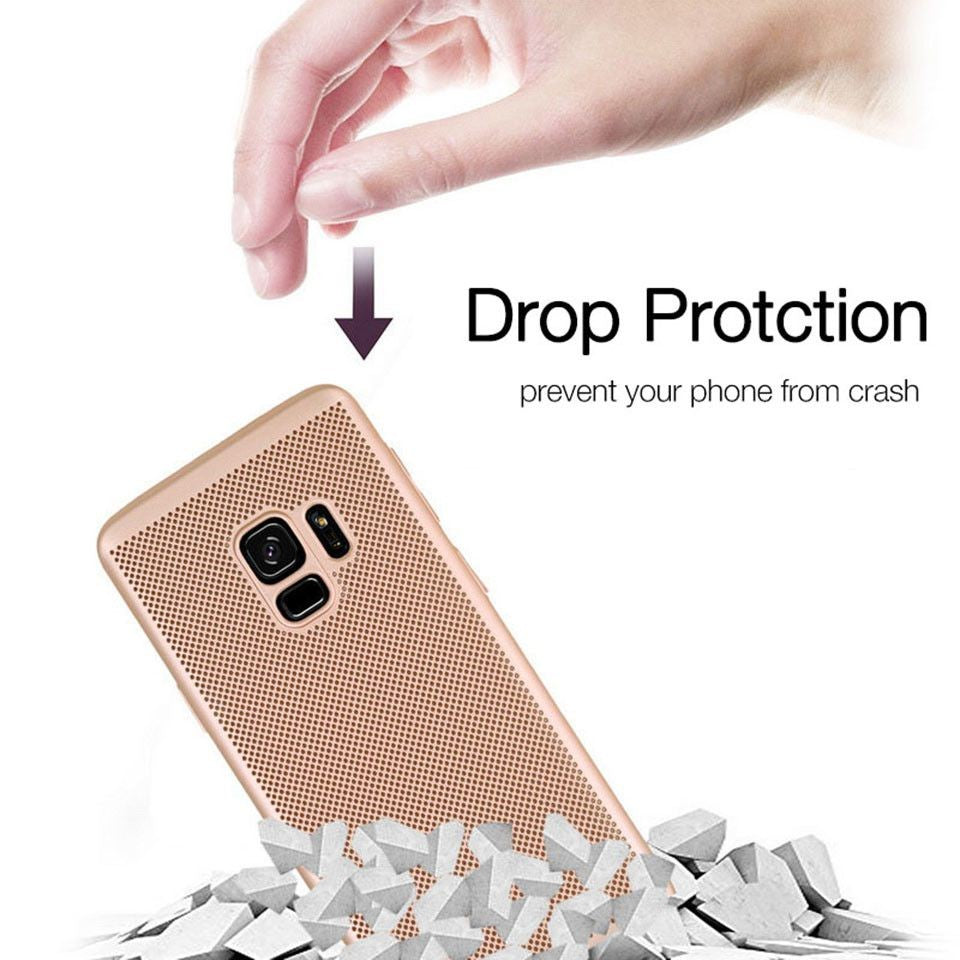 Husă Samsung Galaxy A8 2018, spate rigid, auriu
