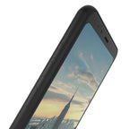 Husă Samsung Galaxy A8 2018, spate rigid, mată, subțire, negru