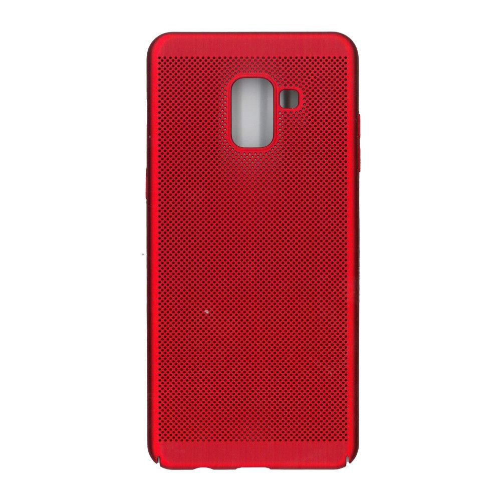 Husă Samsung Galaxy A8 2018, spate rigid, roșu