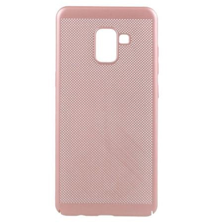 Husă Samsung Galaxy A8 2018, spate rigid, roz-auriu