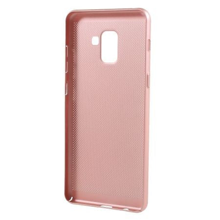 Husă Samsung Galaxy A8 2018, spate rigid, roz-auriu