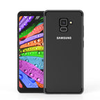 Husă Samsung Galaxy A8 2018, transparentă, negru
