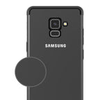 Husă Samsung Galaxy A8 2018, transparentă, negru