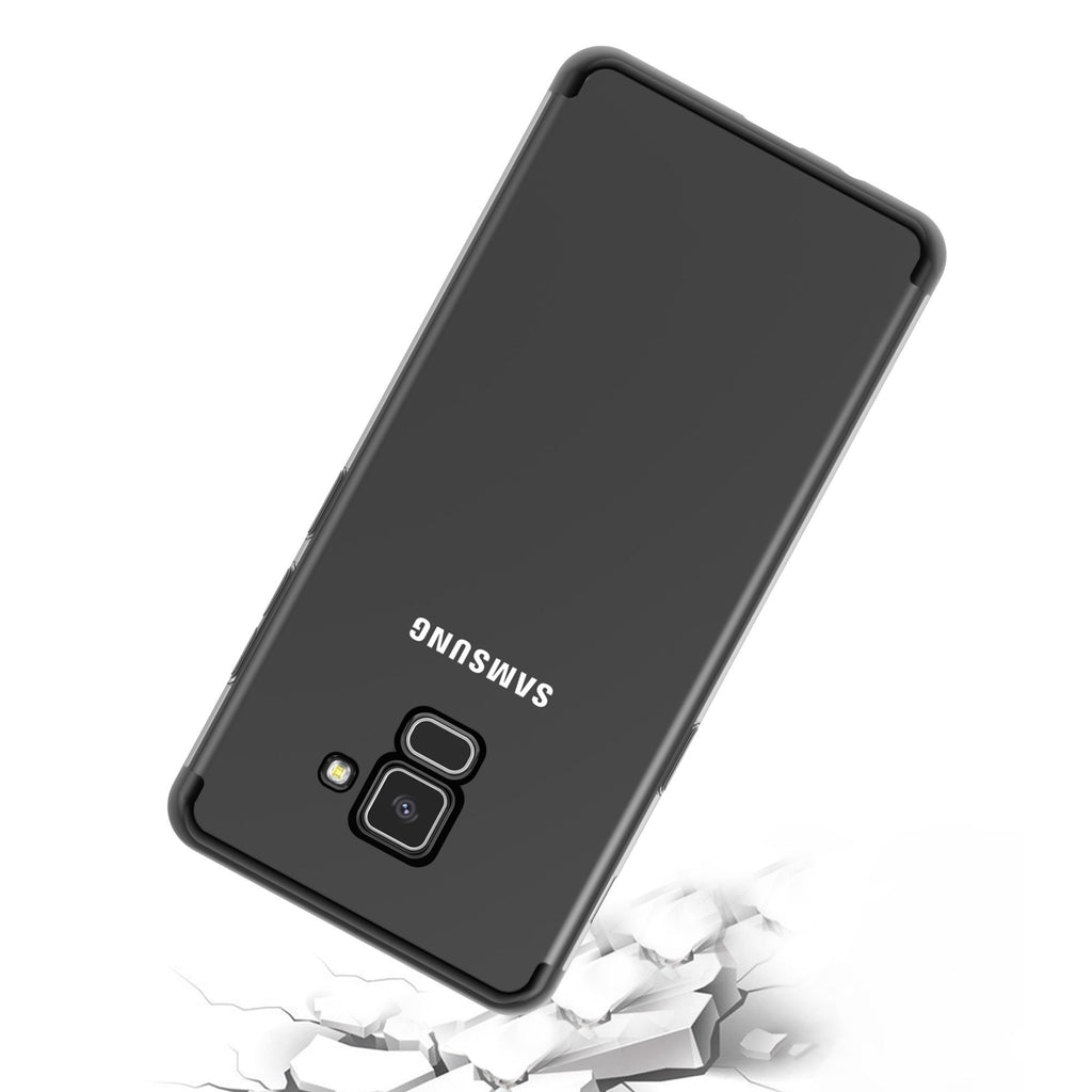 Husă Samsung Galaxy A8 2018, transparentă, negru