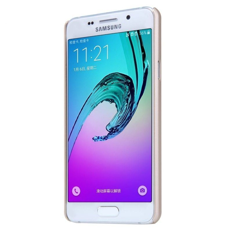 Husă Samsung Galaxy J3 2016, mată, rigidă, auriu