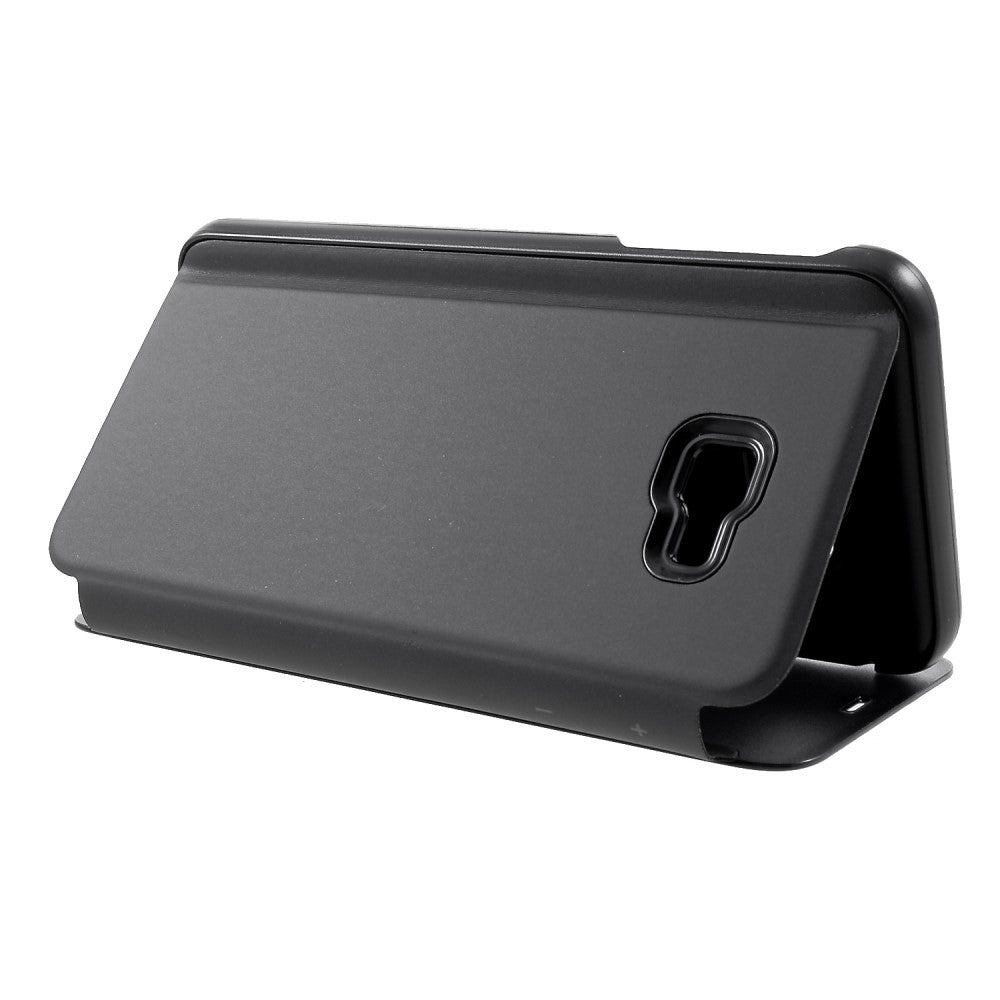 Husă Samsung Galaxy J4 Plus, tip carte cu oglindă, negru