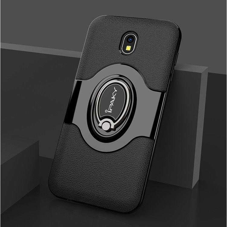 Husă Samsung Galaxy J5 2017, cu inel-suport, negru