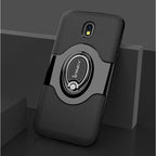 Husă Samsung Galaxy J5 2017, cu inel-suport, negru