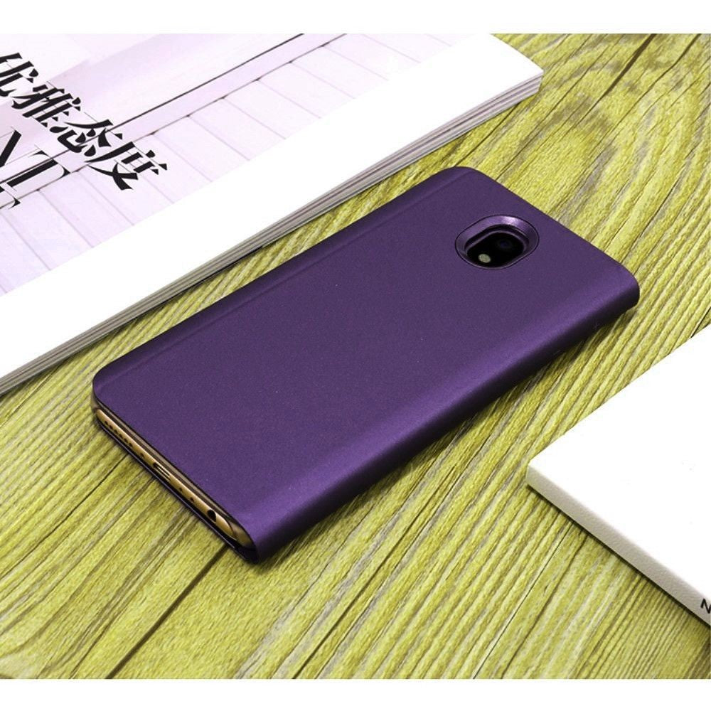 Husă Samsung Galaxy J5 2017, tip carte cu oglindă, violet