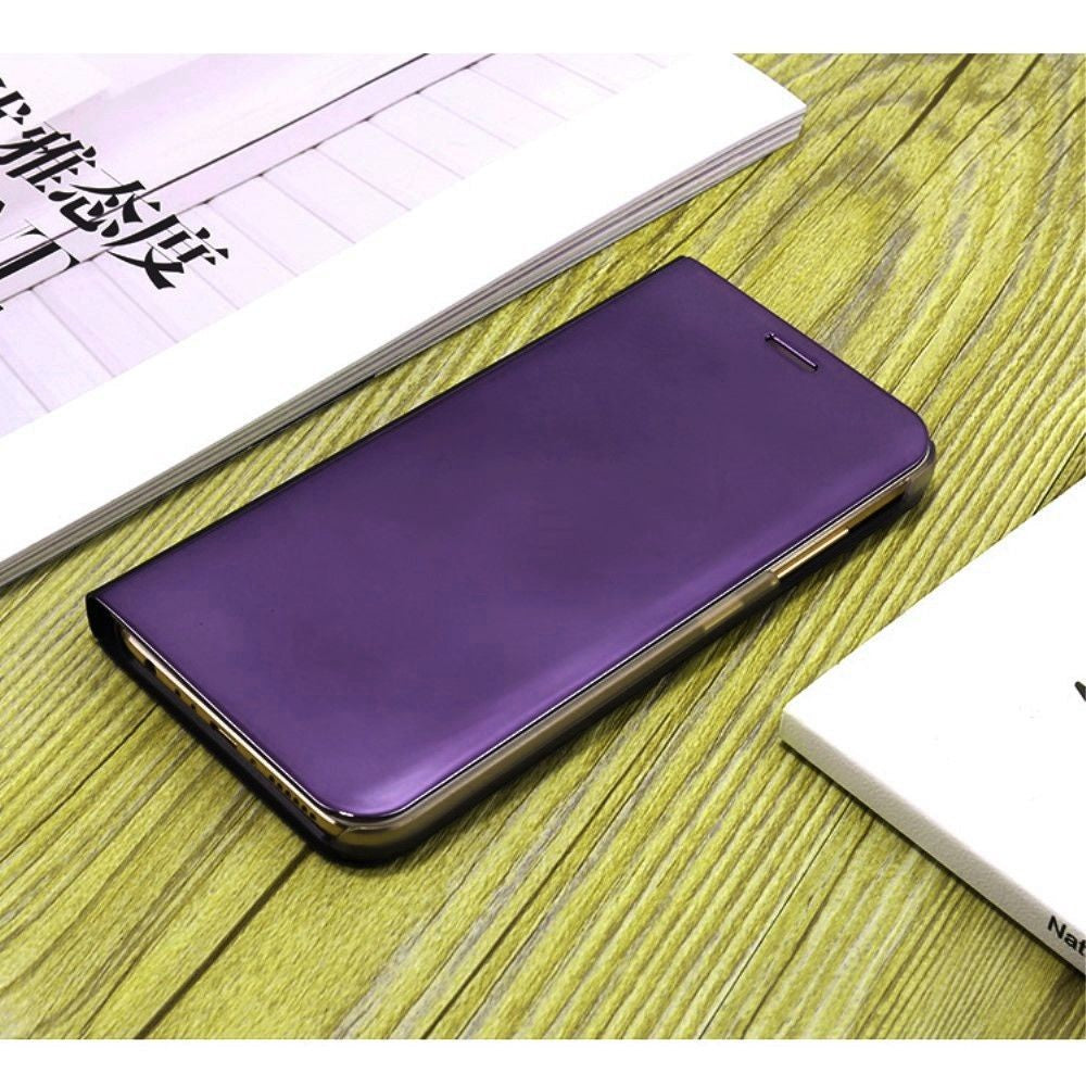 Husă Samsung Galaxy J5 2017, tip carte cu oglindă, violet