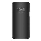 Husă Samsung Galaxy J6 Plus, tip carte cu oglindă, negru