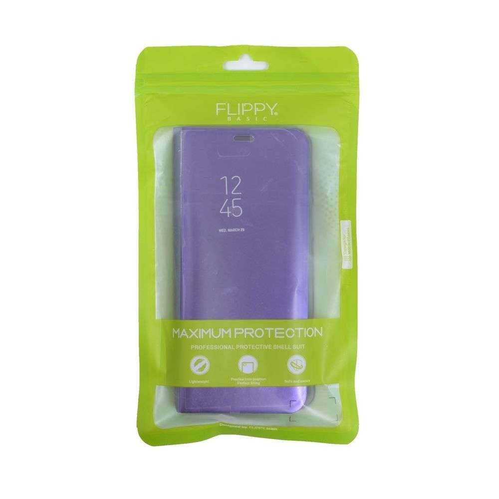 Husă Samsung Galaxy J6 Plus, tip carte cu oglindă, negru