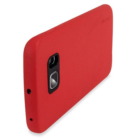 Husă Samsung Galaxy J7 2017, mată, subțire, roșu