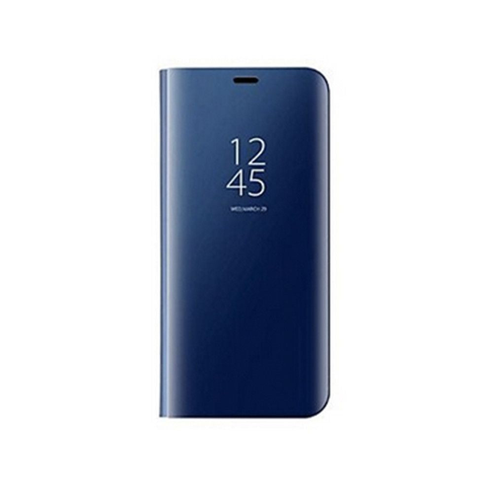 Husă Samsung Galaxy J7 2017, tip carte cu oglindă, albastru