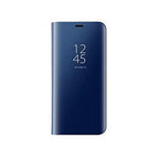 Husă Samsung Galaxy J7 2017, tip carte cu oglindă, albastru