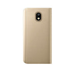Husă Samsung Galaxy J7 2017, tip carte cu oglindă, auriu