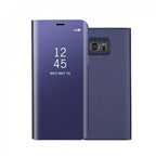 Husă Samsung Galaxy J7 2017, tip carte cu oglindă, violet