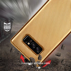 Husă Samsung Galaxy Note 8, model carbon, auriu