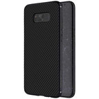 Husă Samsung Galaxy Note 8, model carbon, din fibră sintetică, negru