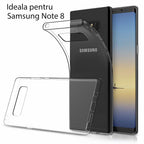 Husă Samsung Galaxy Note 8, transparentă, ultra-subțire, transparent