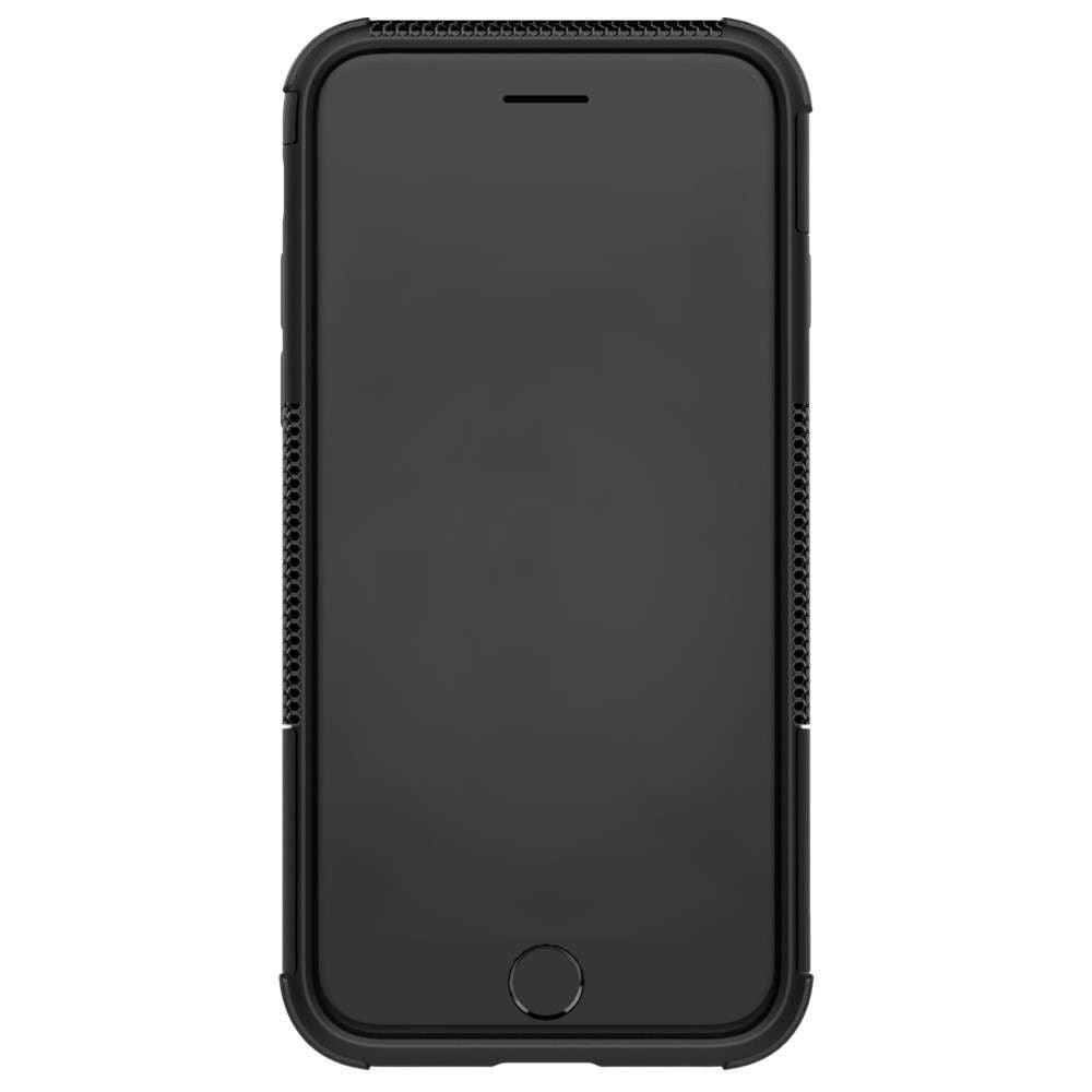 Husă Samsung Galaxy S10 Lite, ultra-rezistentă cu suport, cu stand pliabil și textură în relief, negru