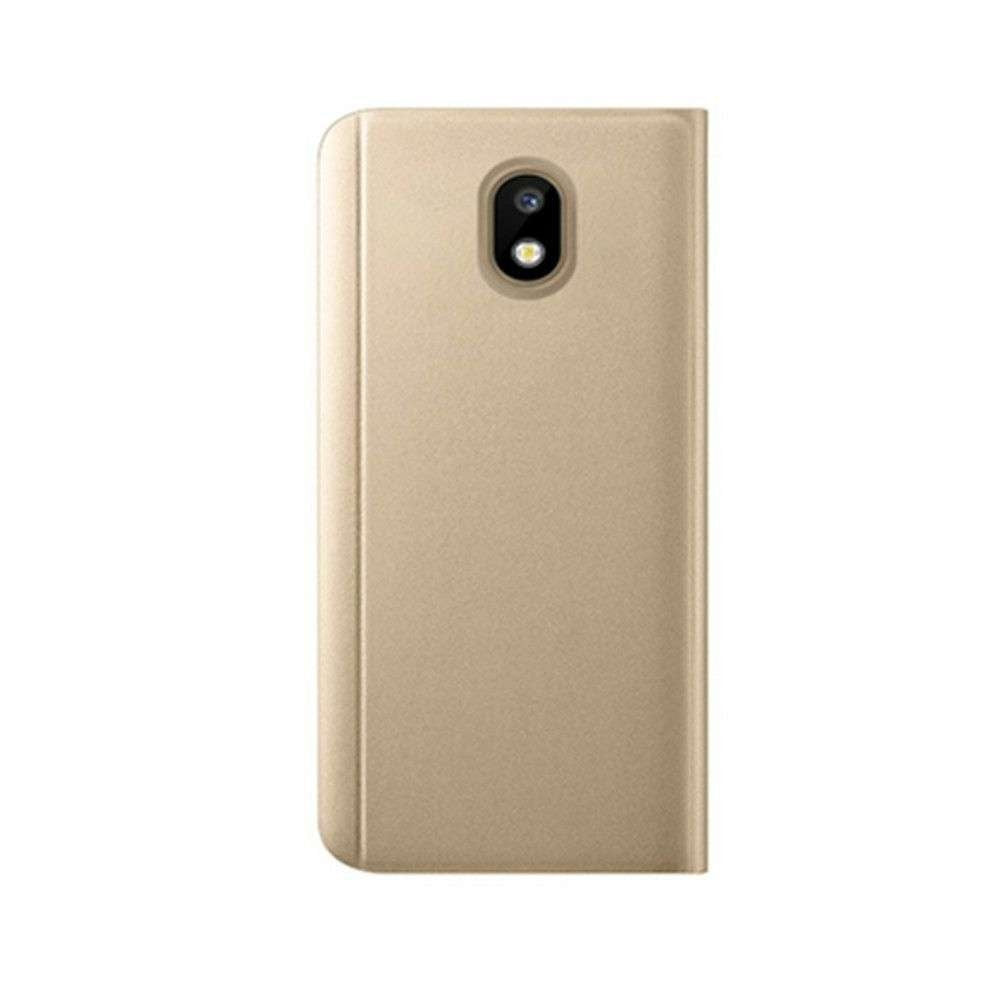 Husă Samsung Galaxy S10 Plus, tip carte cu oglindă, auriu